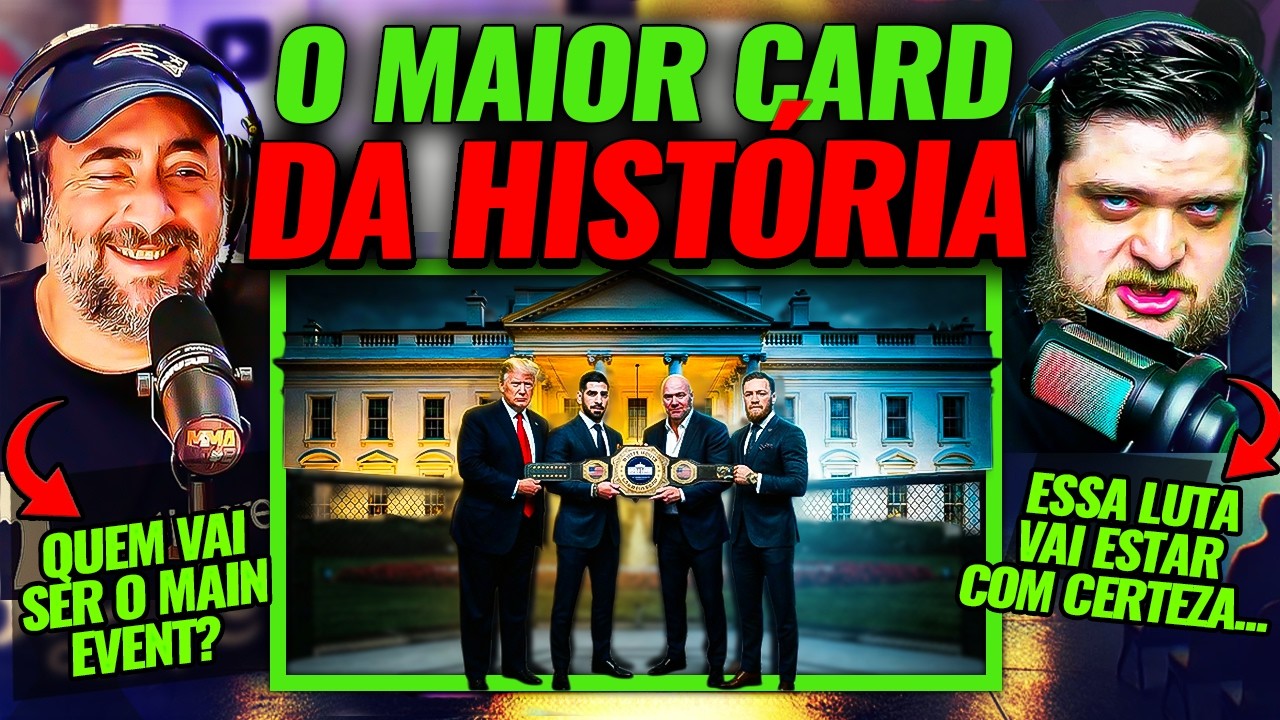 MONTAMOS O CARD DO UFC NA CASA BRANCA!