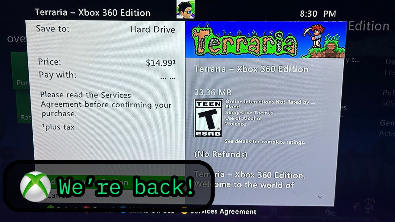 How to go on the Xbox 360 Marketplace Again!