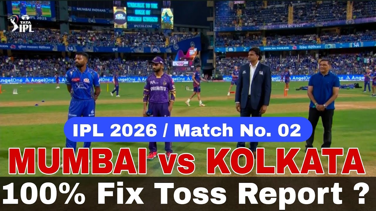 MI vs KKR toss prediction | Mumbai vs Kolkata toss कौन जीतेगा । Ipl match 2 | today toss prediction