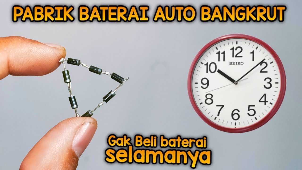 GAK BELI BATERAI SELAMANYA !!! BATERAI JAM DIODA
