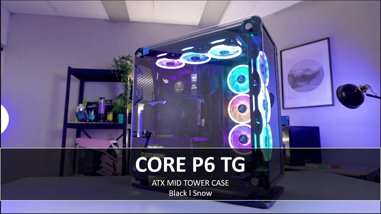 Thermaltake Chassis - Core P6 TG Dual-Form Mid Tower Case - First Look
