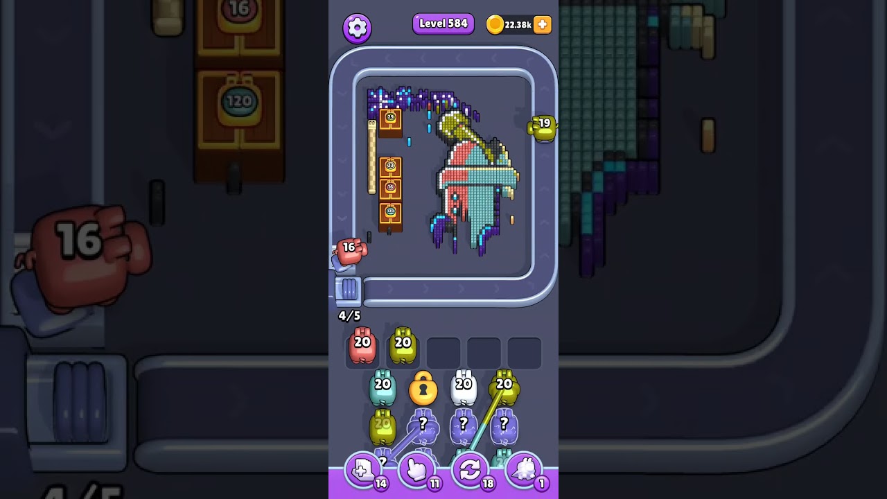 Pixel Flow level 584