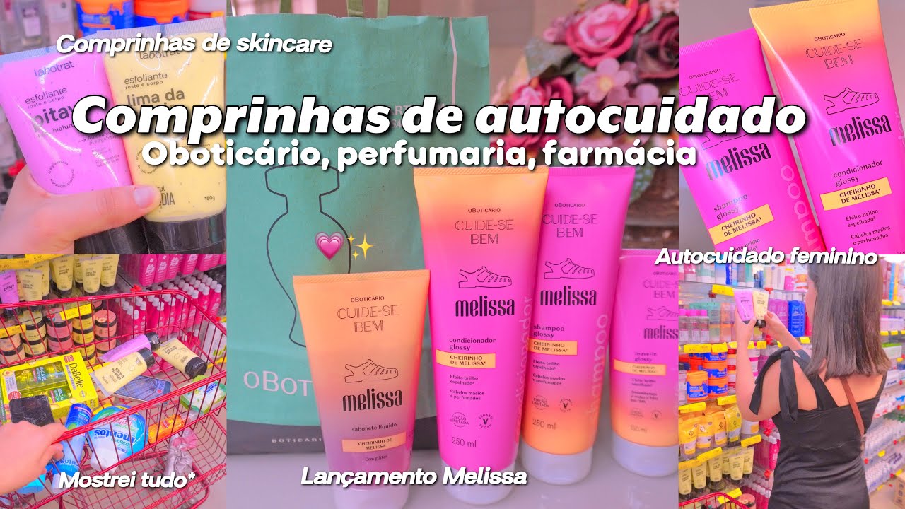 VLOG COMPRINHAS DE AUTOCUIDADO E PERFUMARIA OBOTICÁRIO💕🍭corpo, banho, skincare