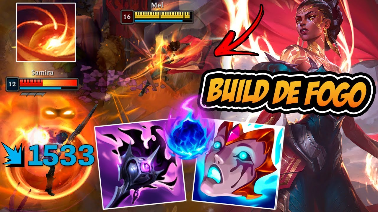 A NOVA BUILD DE FOGO ABSURDA DA MEL MEDARDA NO MID DESTRÓI GERAL EM UM COMBO