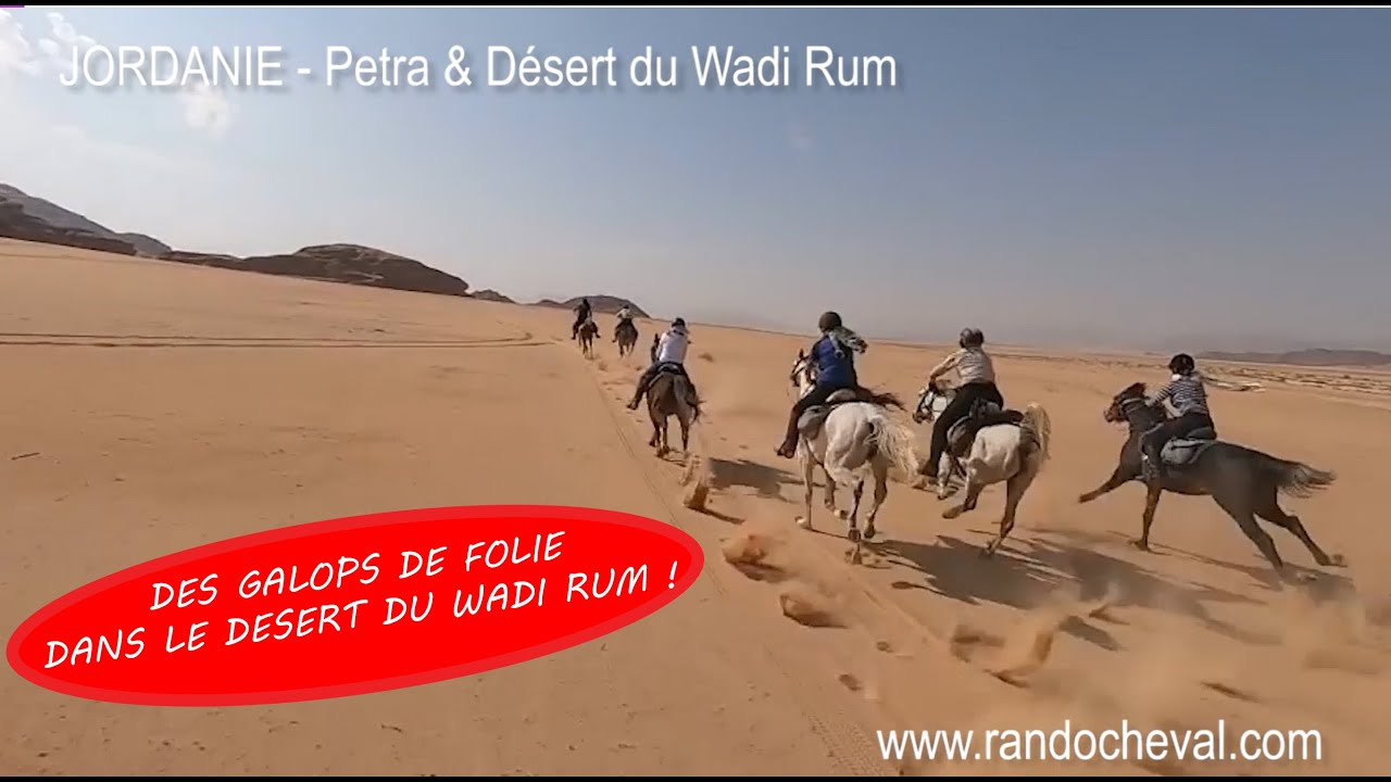 JORDANIE - Galop de folie - Rando à cheval Désert du Wadi Rum et Petra - Un voyage Randocheval