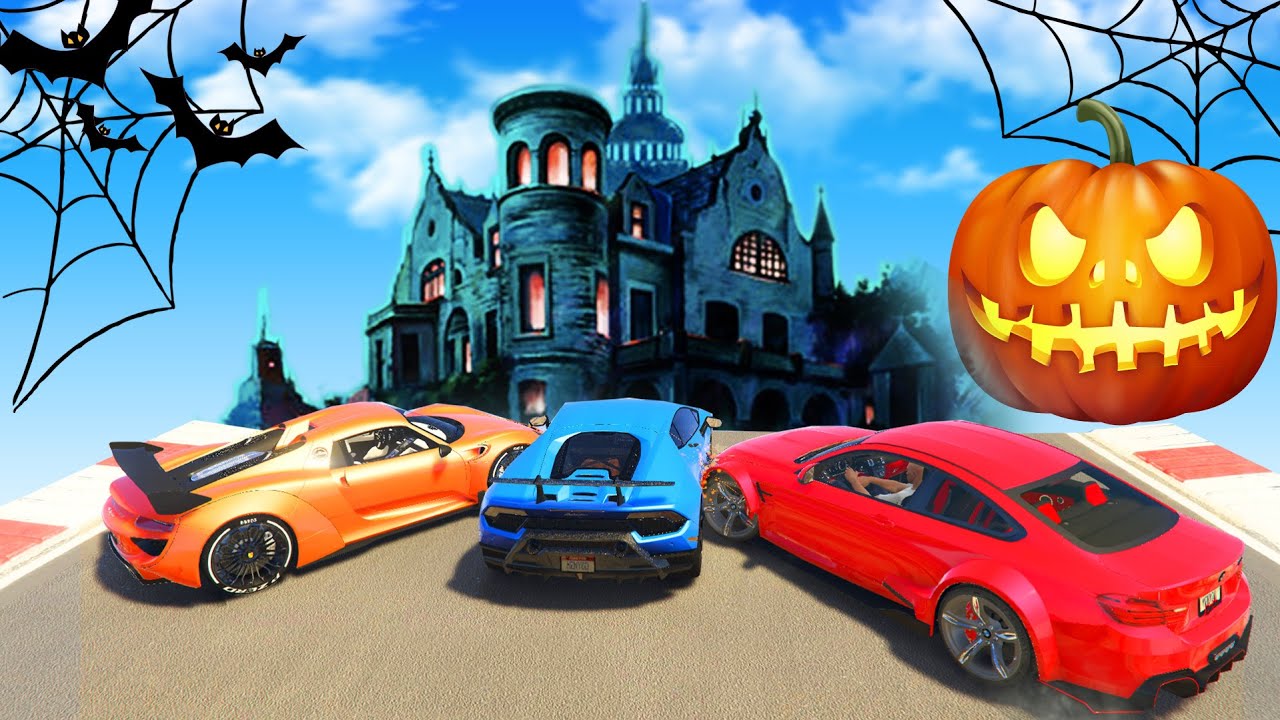 die HALLOWEEN MEGA RAMPE in GTA 5 RP