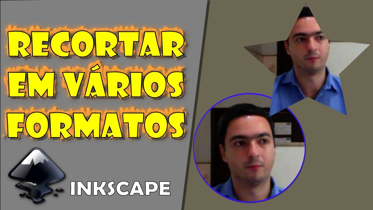 Como Recortar Fotos em Formato de Figuras no Inkscape