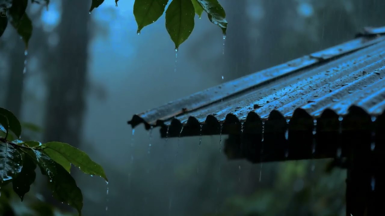 ⚠️ Don't Watch While Awake Relaxing Rain on the Roof to Switch Off the Mind Rain sounds for sleeping