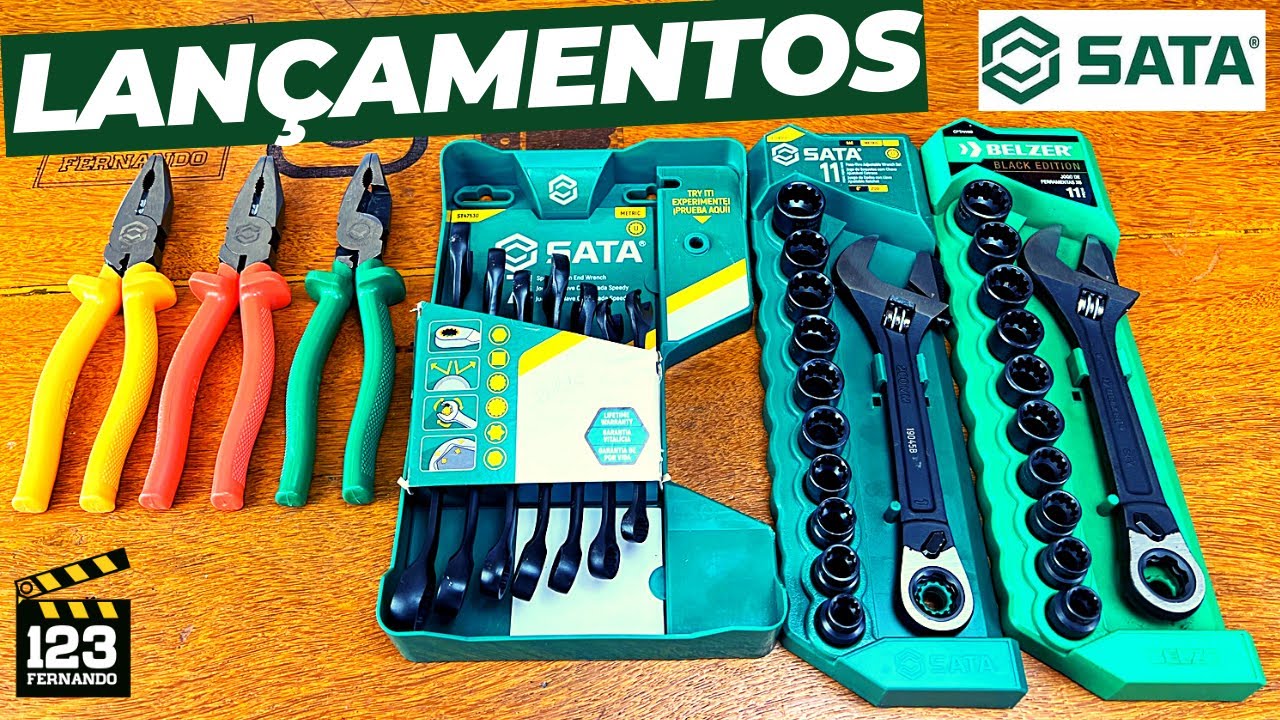 ALICATE UNIVERSAL, ALICATE ELETRICISTA, ALICATE TESOURA, CHAVE COMBINADA SPEEDY CHAVE AJUST&Aacute;VEL SATA