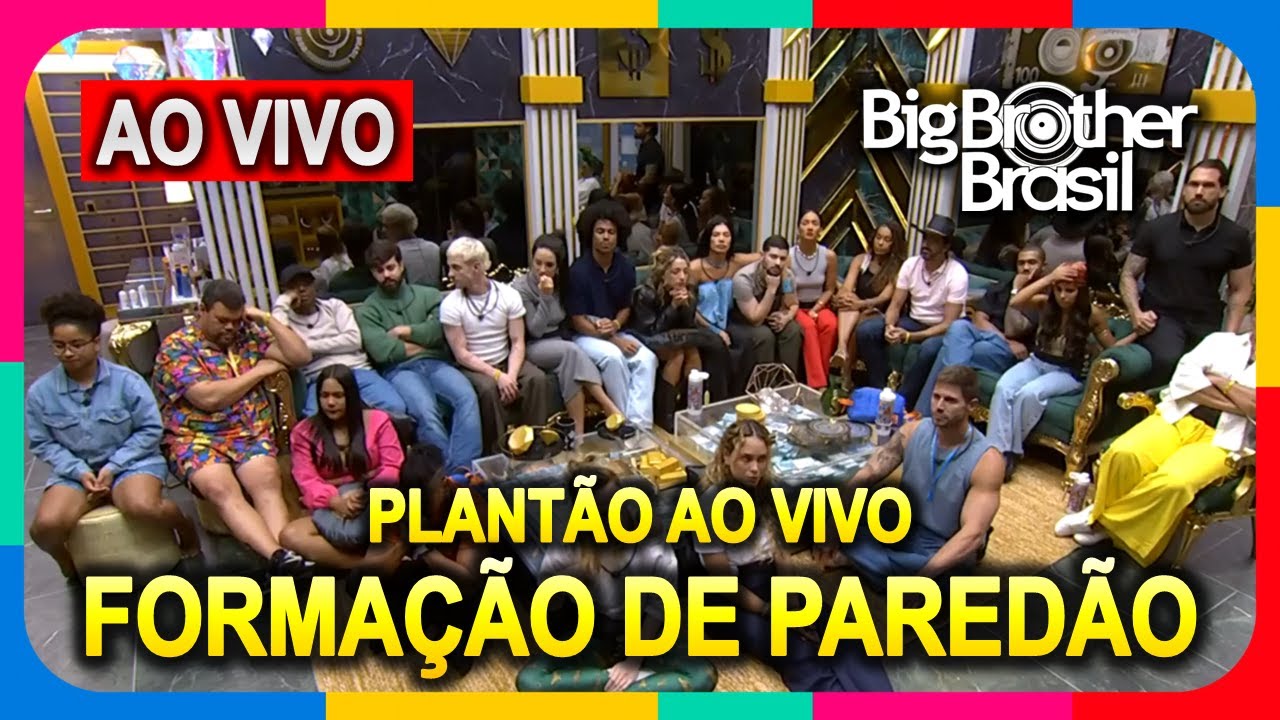 BBB 26: 4ª Formação de Paredão AO VIVO - Big Brother Brasil 2026 - 08/02/2026 #BBB26 AO VIVO