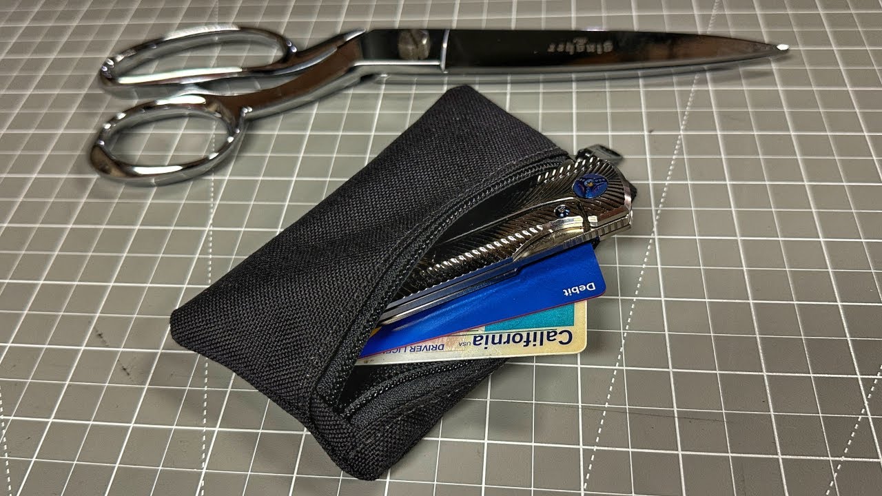 Making a Belt Pouch ( Sewing Tutorial ) - MYOG - EDC - DIY