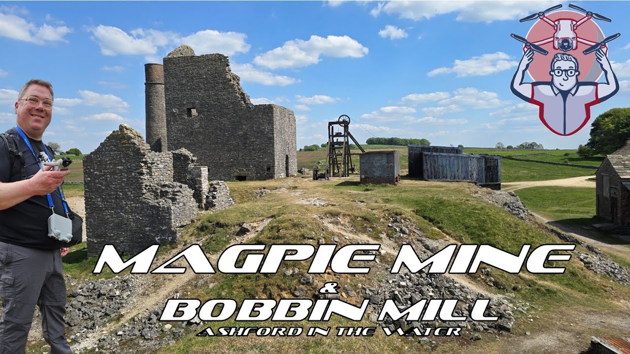 A walk to Magpie Mine and a Bobbin Mill from Ashford in the Water, Derbyshire Peak District