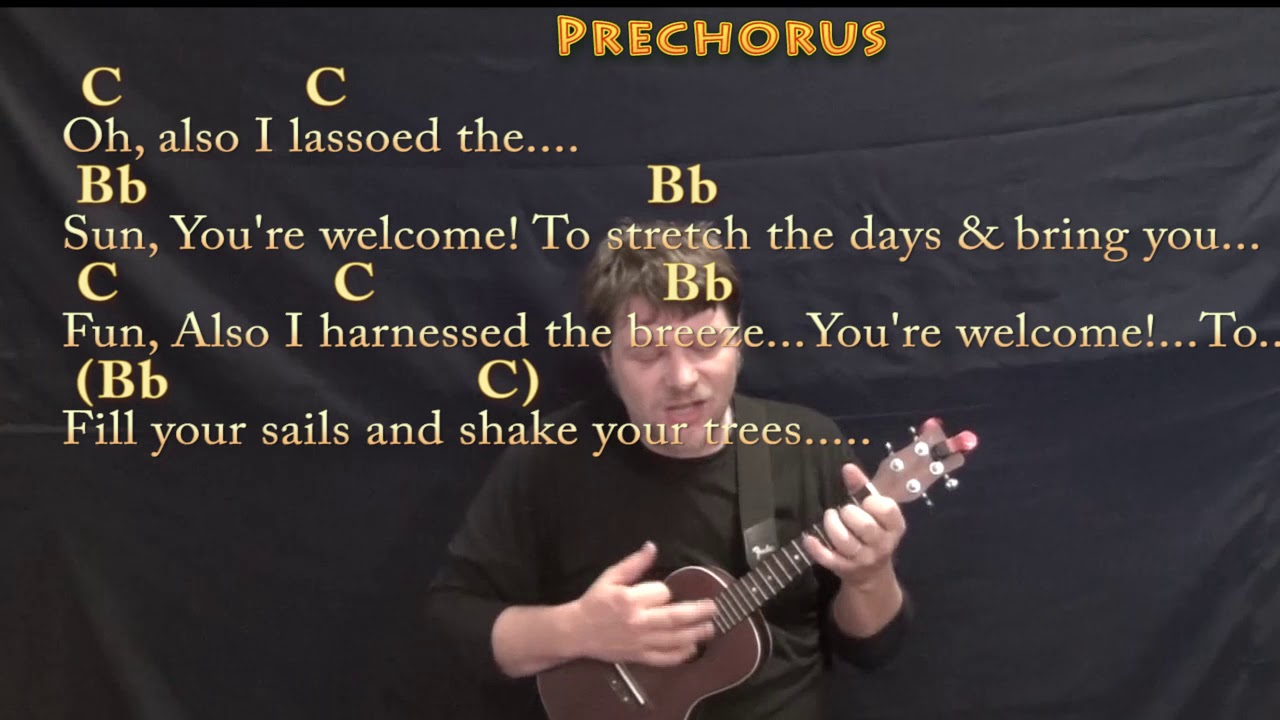 You're Welcome (Moana) Ukulele Cover Lesson with Chords/Lyrics