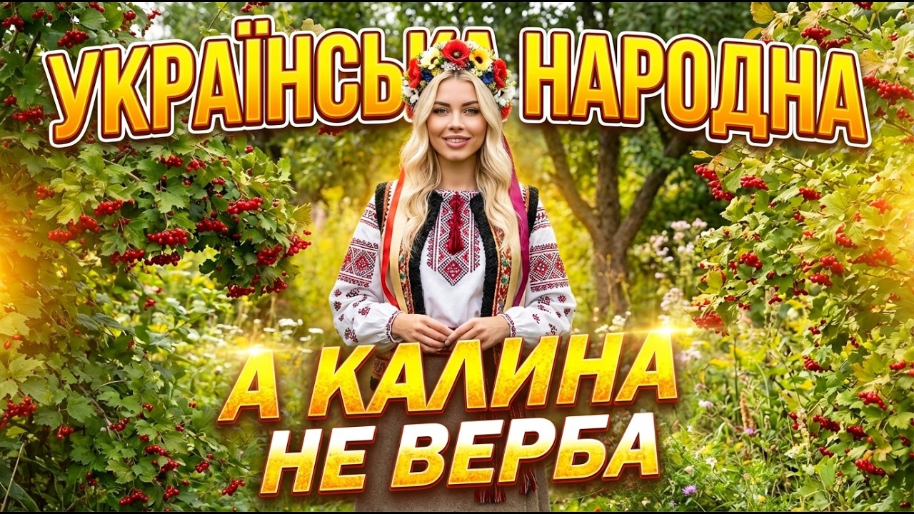 ❤️А Калина не Верба - Українська Народна | УкраїнськаМузика український фольк-поп