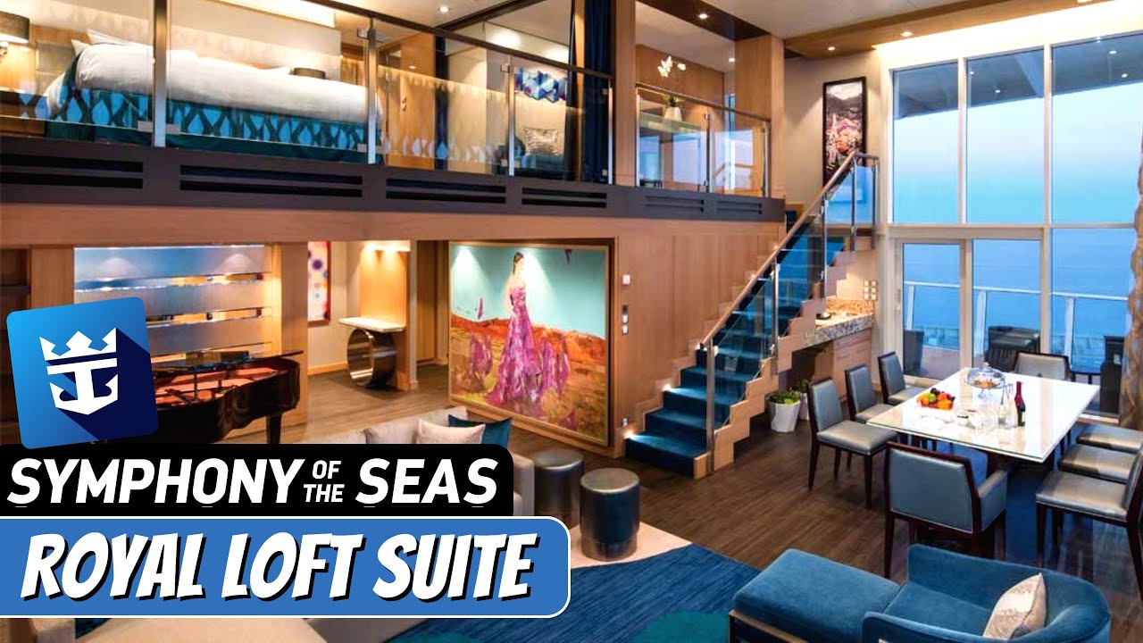 Симфония морей | Полный тур и обзор Royal Loft Suite в формате 4K | Royal Caribbean Cruise Line