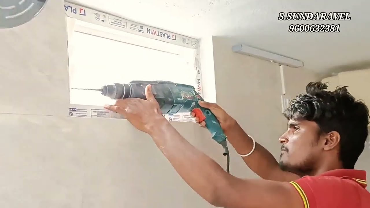 Bathroom Louver | Bathroom Louver Window Installation And Glass Fixing Work| UPVC Bathroom Louver