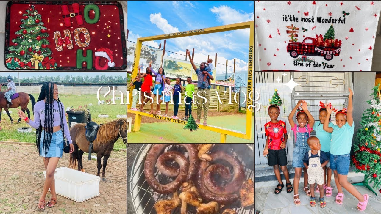 Last vlog of 2025 | Christmas |Outing with the kids|Ten flags theme park |#vlogmas2025 #southafrica 