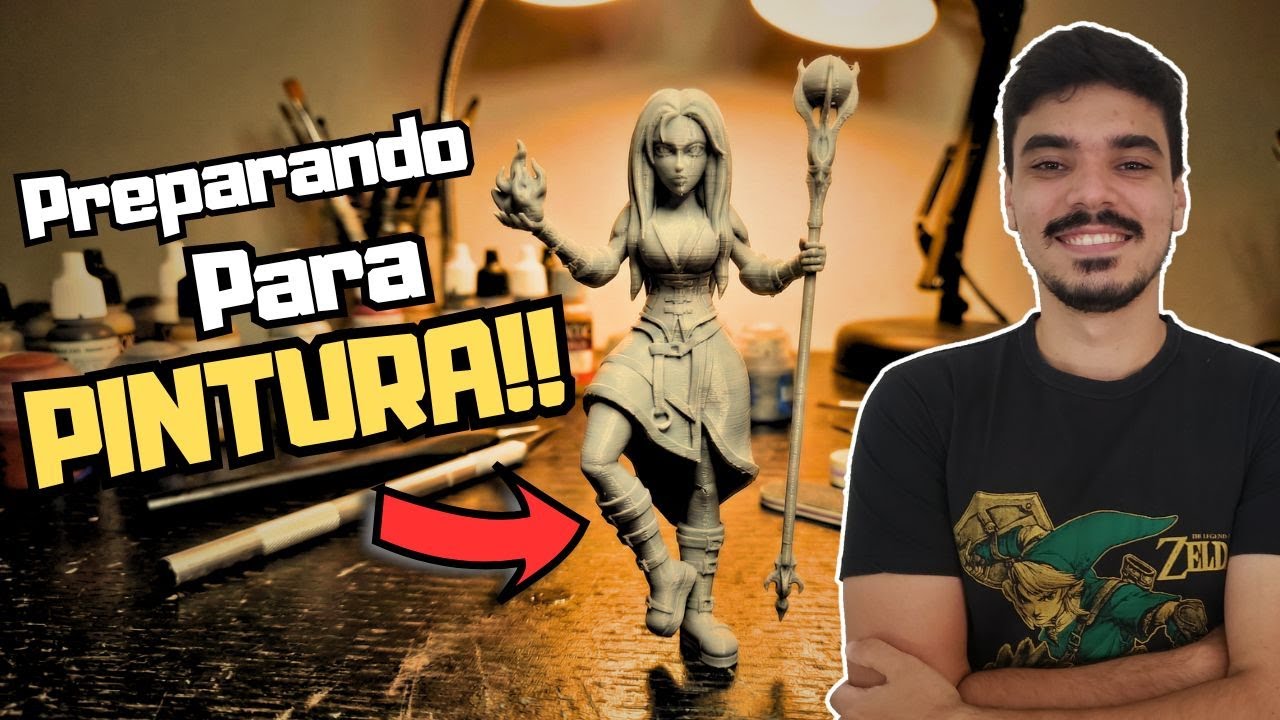 Segredos para Pintura de Sucesso em Impressões 3D e Miniaturas de RPG