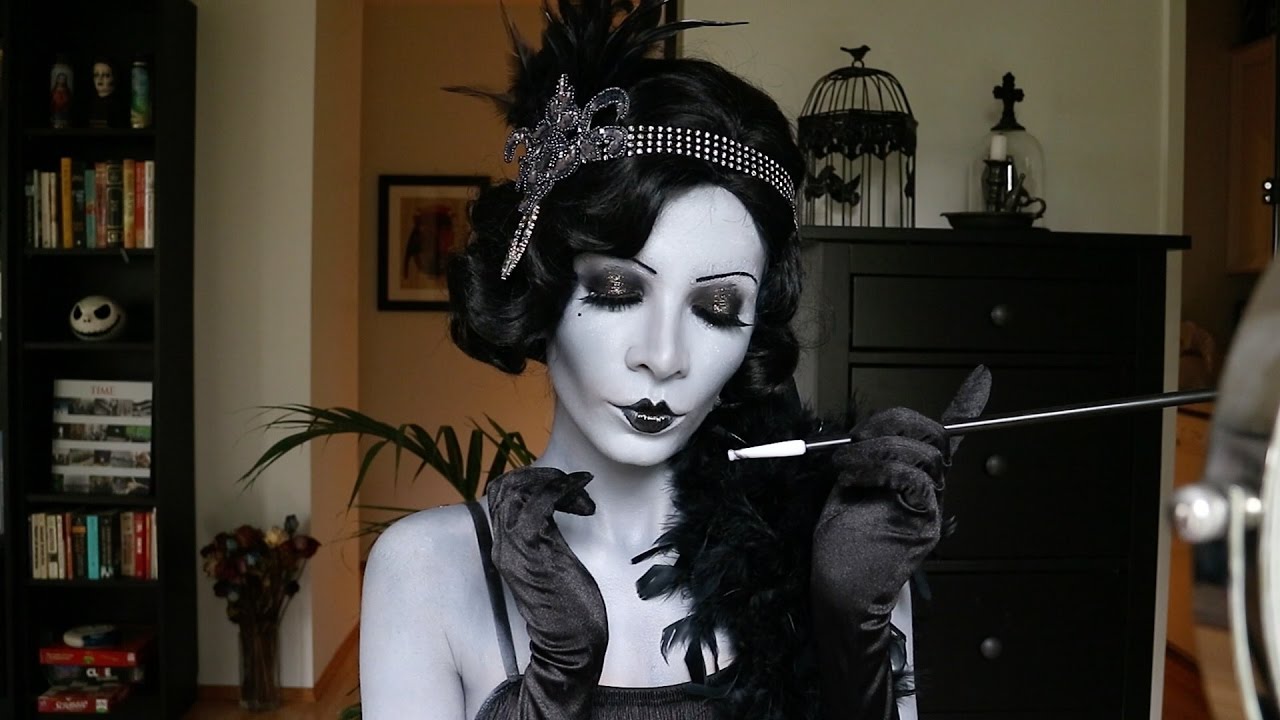 MAKEUP TUTORIAL: 1920's Great Gatsby Greyscale + Brow Blocking