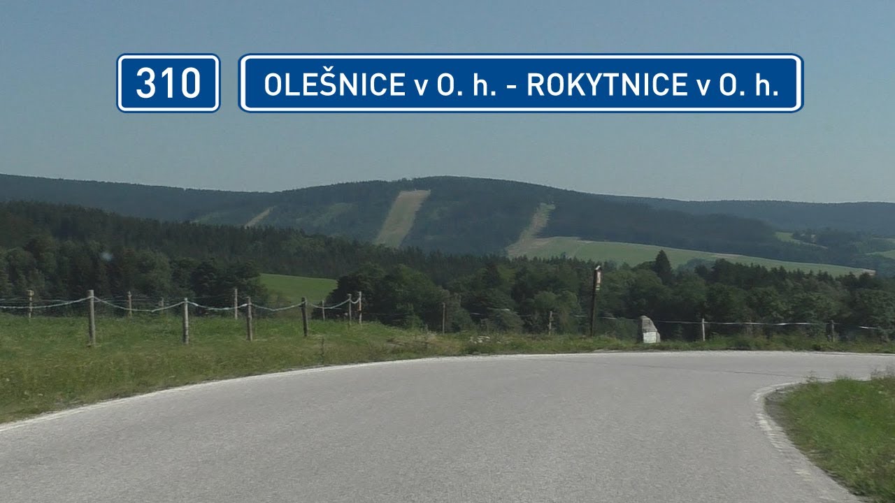 Silnice II/310 Orlické hory: Olešnice - Rokytnice (2023 - 2,5x)