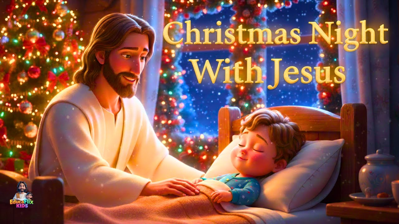 Christmas Night with Jesus | Christian Lullabies for Babies | Kids Lullaby Song -  EducaFlix Kids