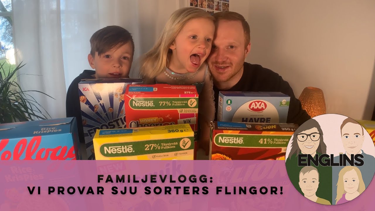 Vi provar sju sorters flingor!