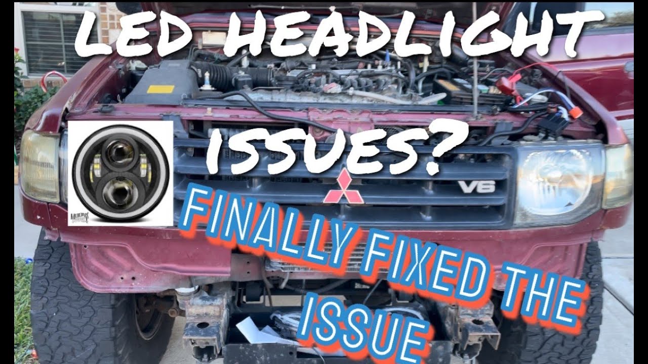 LED headlight issues on older cars and possible solution