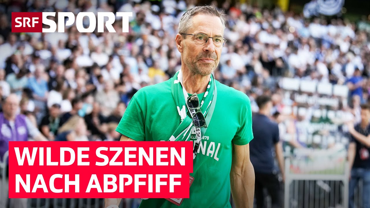 Matthias H&uuml;ppi hindert Chaoten an Platzsturm |&nbsp;SRF Sport