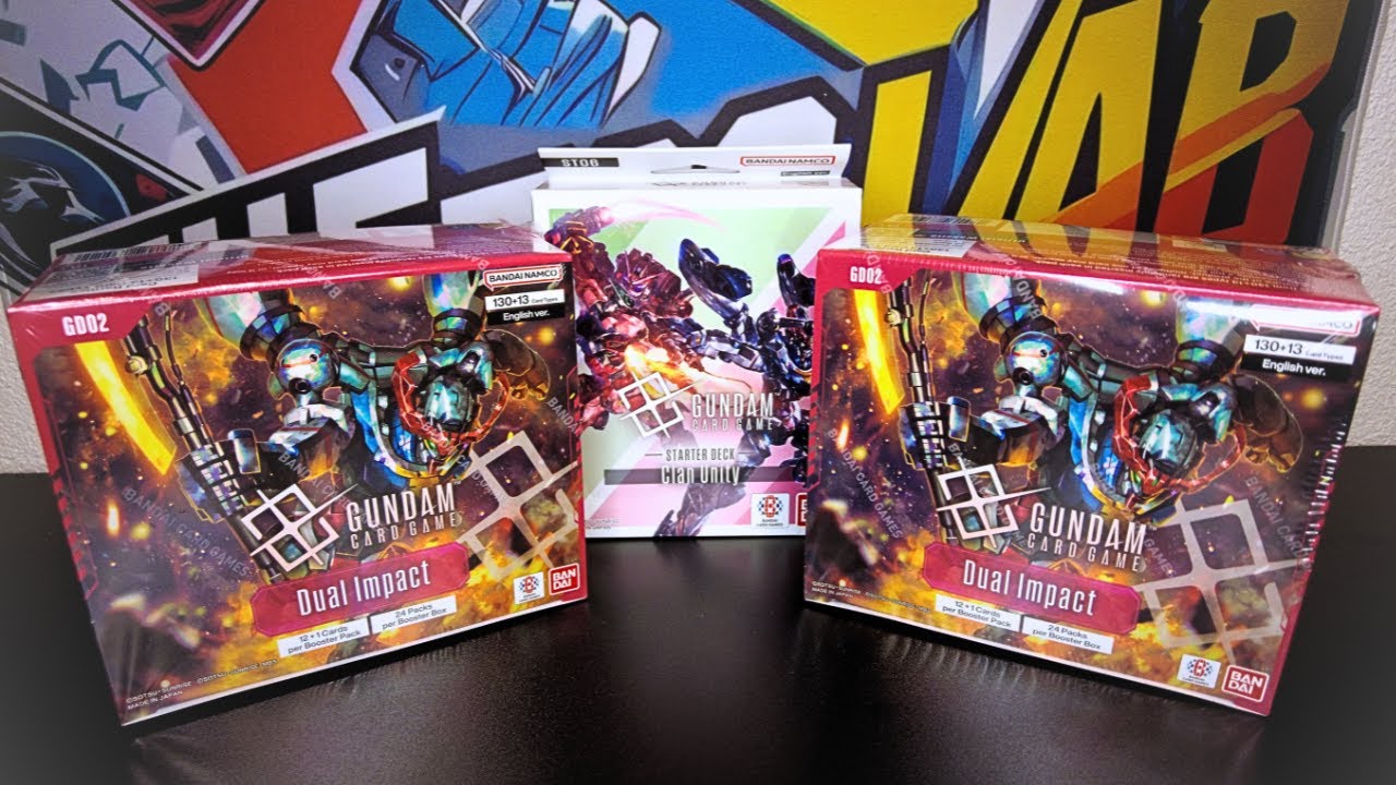 НОВЫЙ НАБОР УЖЕ ЗДЕСЬ!!! Открытие GD02 Dual Impact и ST06 Clan Unity | Карточная игра Gundam TCG
