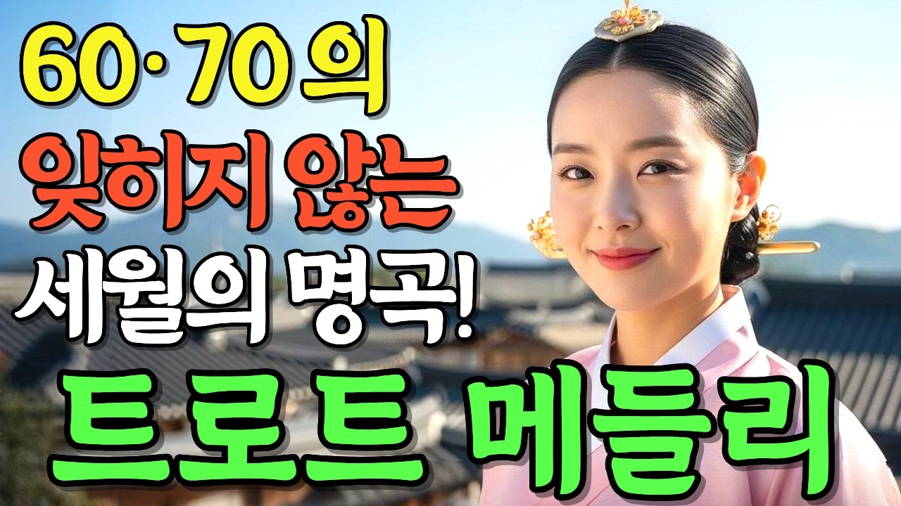 그때 라디오에서 흘러 나오는 것 같은 추억의 트로트 메들리