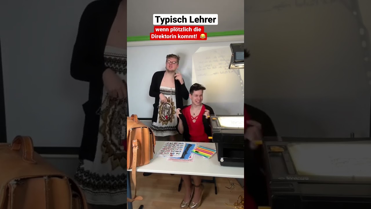 Typisch Lehrer - wenn die Direktorin kommt😳😂 Itsofficialmarco