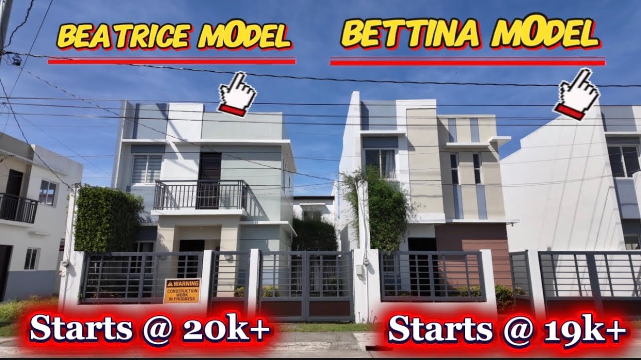 Bettina Vs Beatrice Model 3 BR Single Attached Preselling @ Bella Vista Santa Maria Bulacan ✨