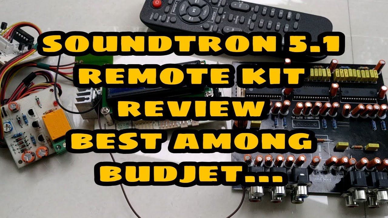 soundtron 5.1 remote kit unboxing