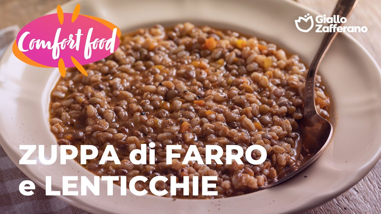 ZUPPA di FARRO e LENTICCHIE - GUSTO AUTENTICO🤟😋🌿💚