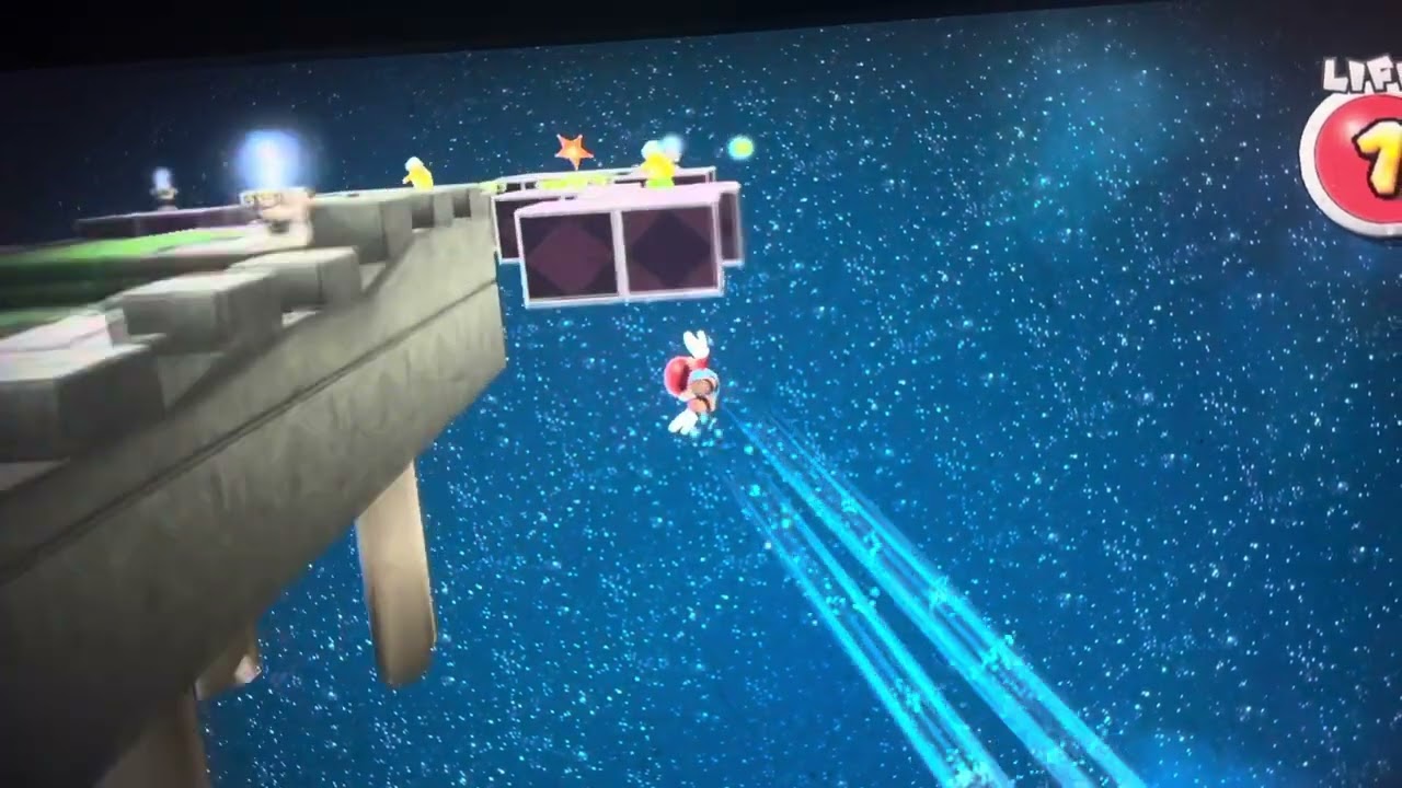 The longest launch star in Mario Galaxy history