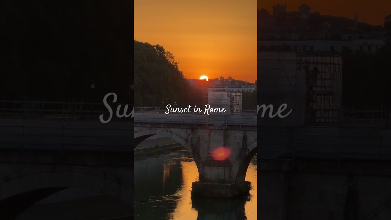 Sunsets in Italy are magical. #sunset #sunsetlove #rome #romantic #italy #italia