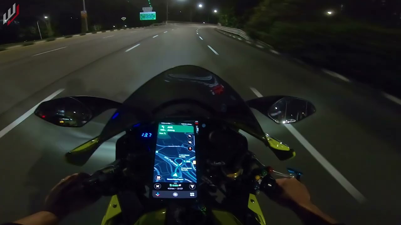 FIRST RIDE with my new fairings! | Wackijo Motovlog | Singapore