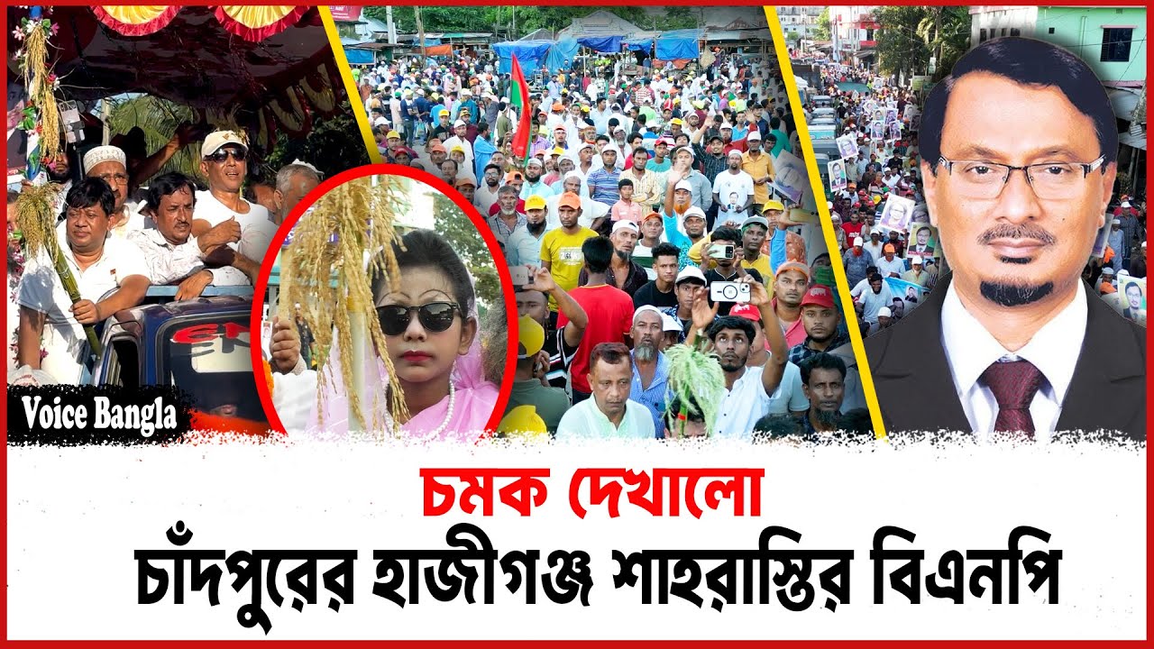 চমক দেখালো চাঁদপুরের হাজীগঞ্জ শাহরাস্তির বিএনপি I Voice Bangla