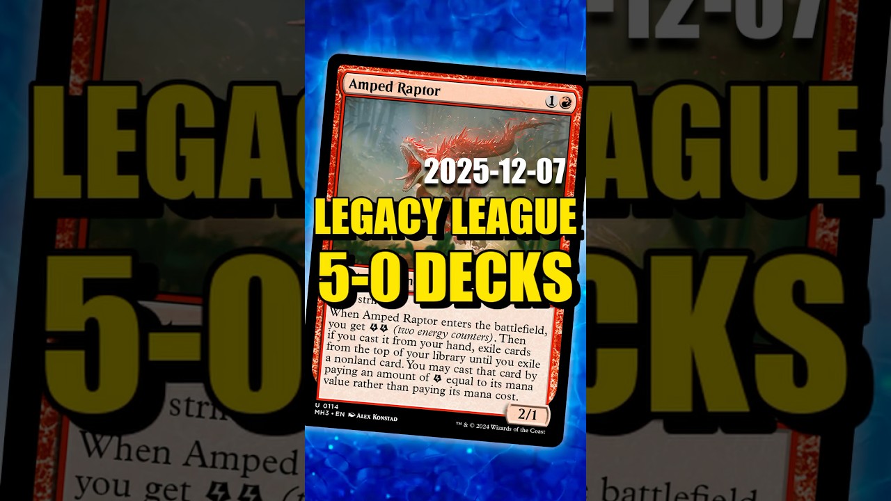 UNDEFEATED MTG Legacy League Decklists (2025-12-07) 