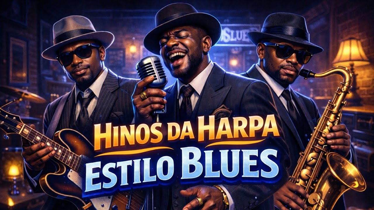 Hinos da Harpa 🎶🔥 Estilo Blues | Louvor com Groove e Unção