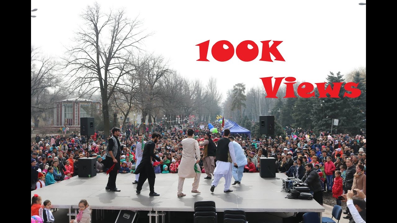 Afghan Students' Attan In Bishkek, Kyrgyzstan
