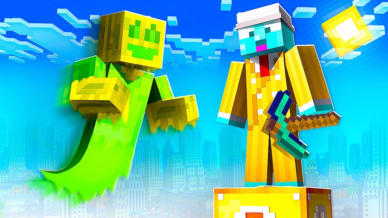 ÜBERLEBEN AUF 1 LUCKY BLOCK ABER CHAOSFLO44 PRANKT MICH ALS GEIST! - Minecraft