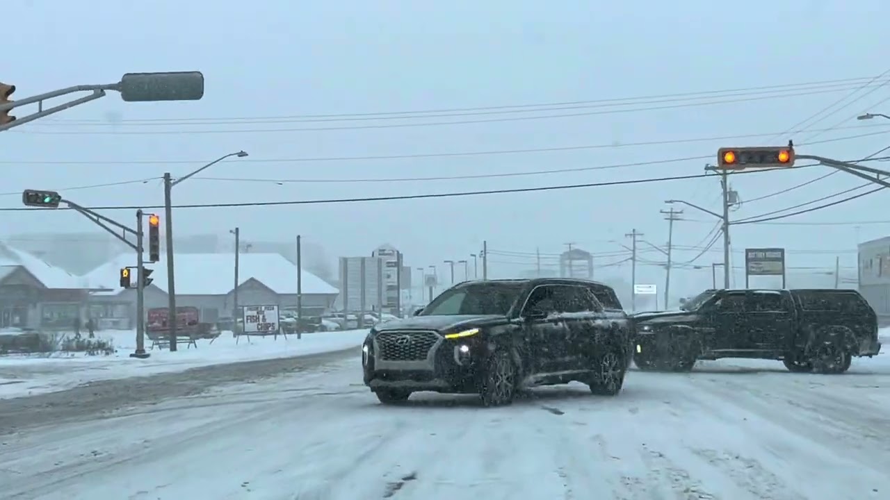 SNOW STORM @ MONCTON NEW BRUNSWICK CANADA