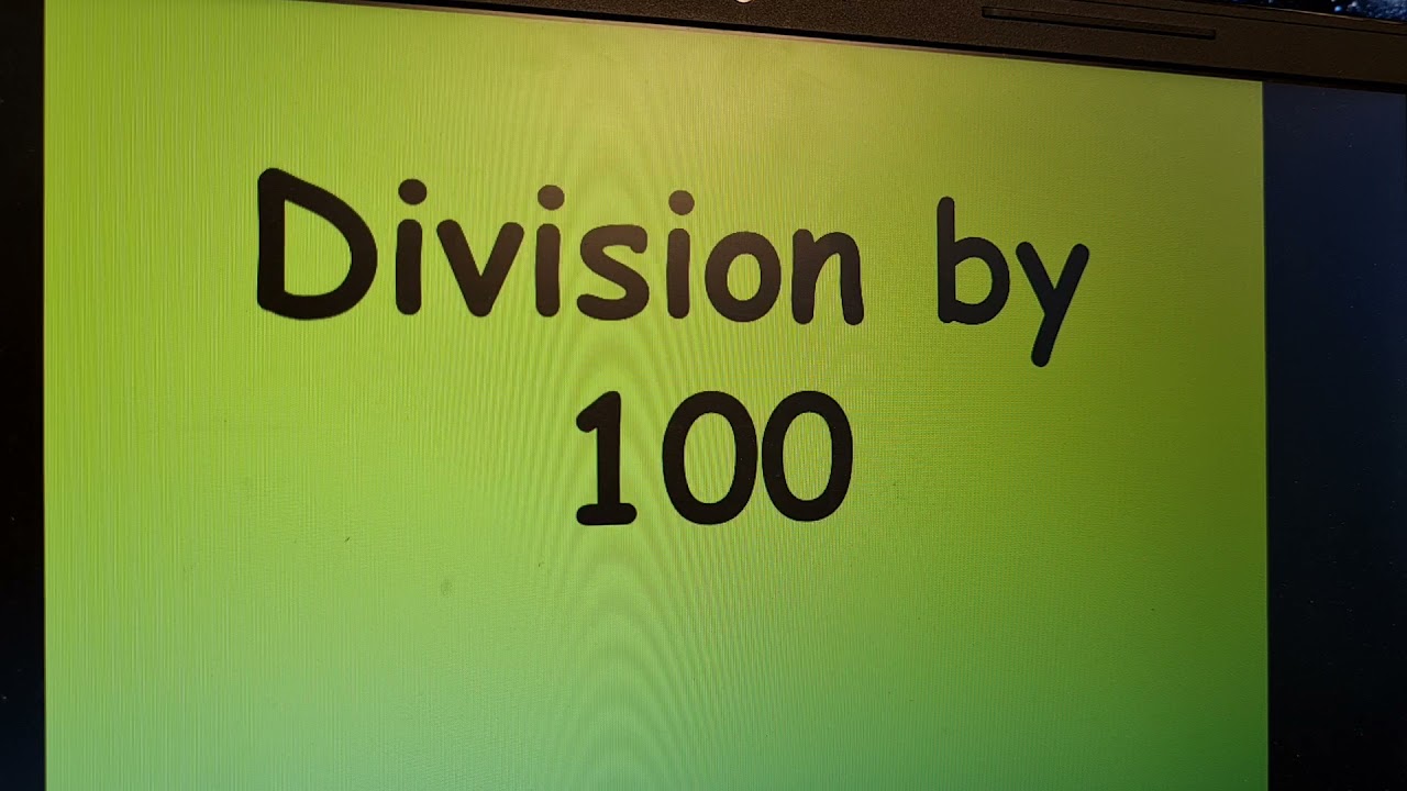 Multiplying and Dividing by 10, 100, 1000