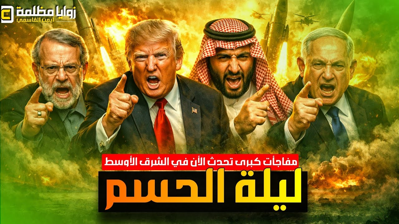 ليلة الحسم وأكبر ضربة ضد إيران ⚠️ خطاب ترامب وقصف الخرج و٥ موجات متتالية ⚠️ استهداف طائرات سفن ودول
