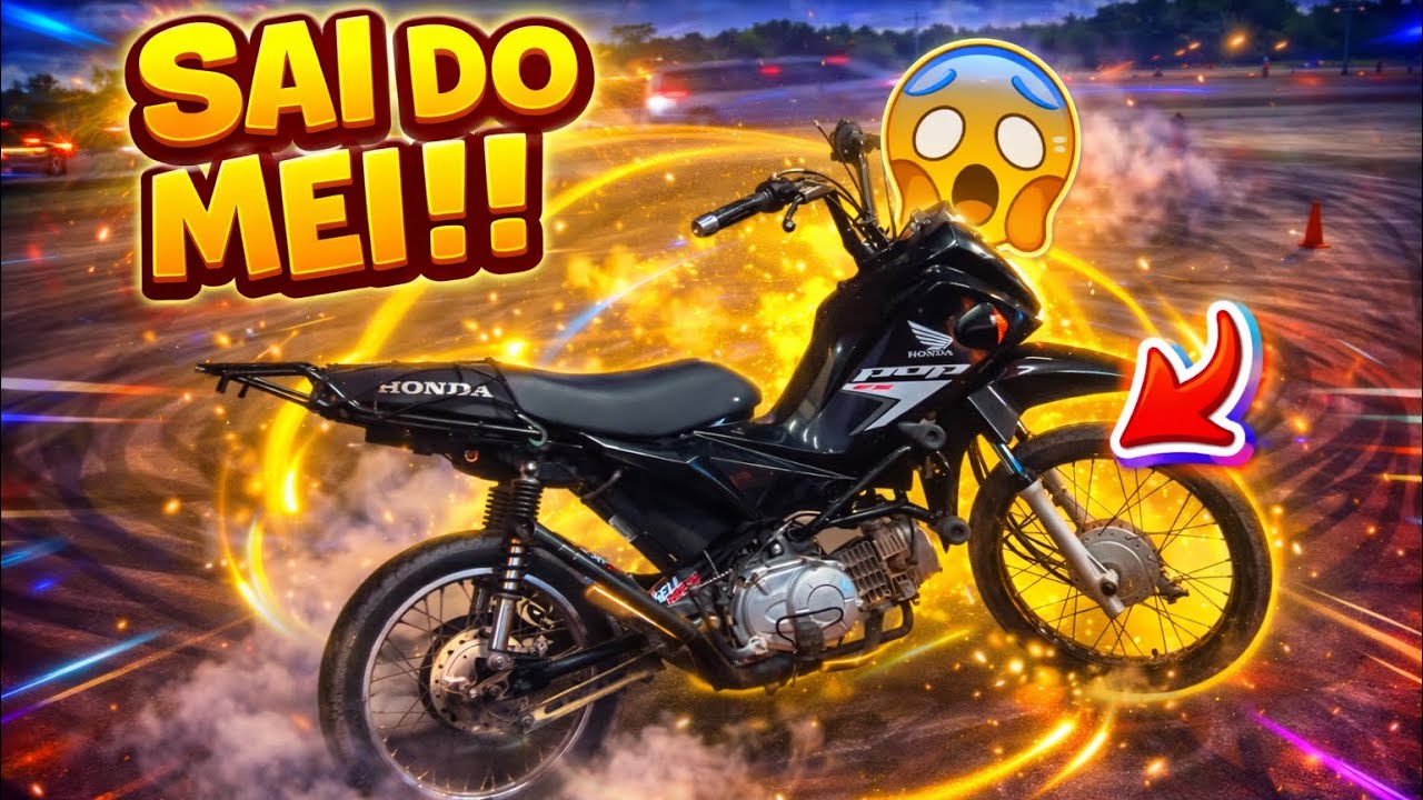 ESCAPE DIRETÃO NA POP110 😈😱