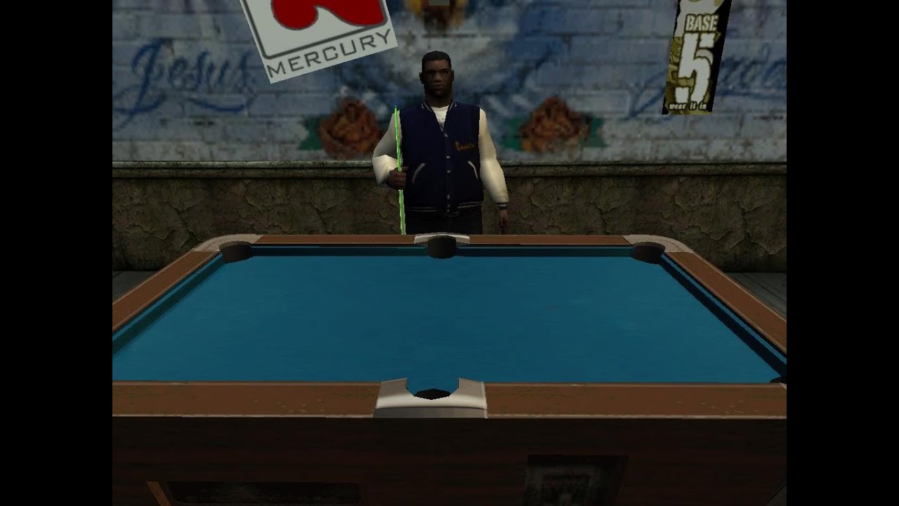 GTA San Andreas .. Como ganar Billar pool....
