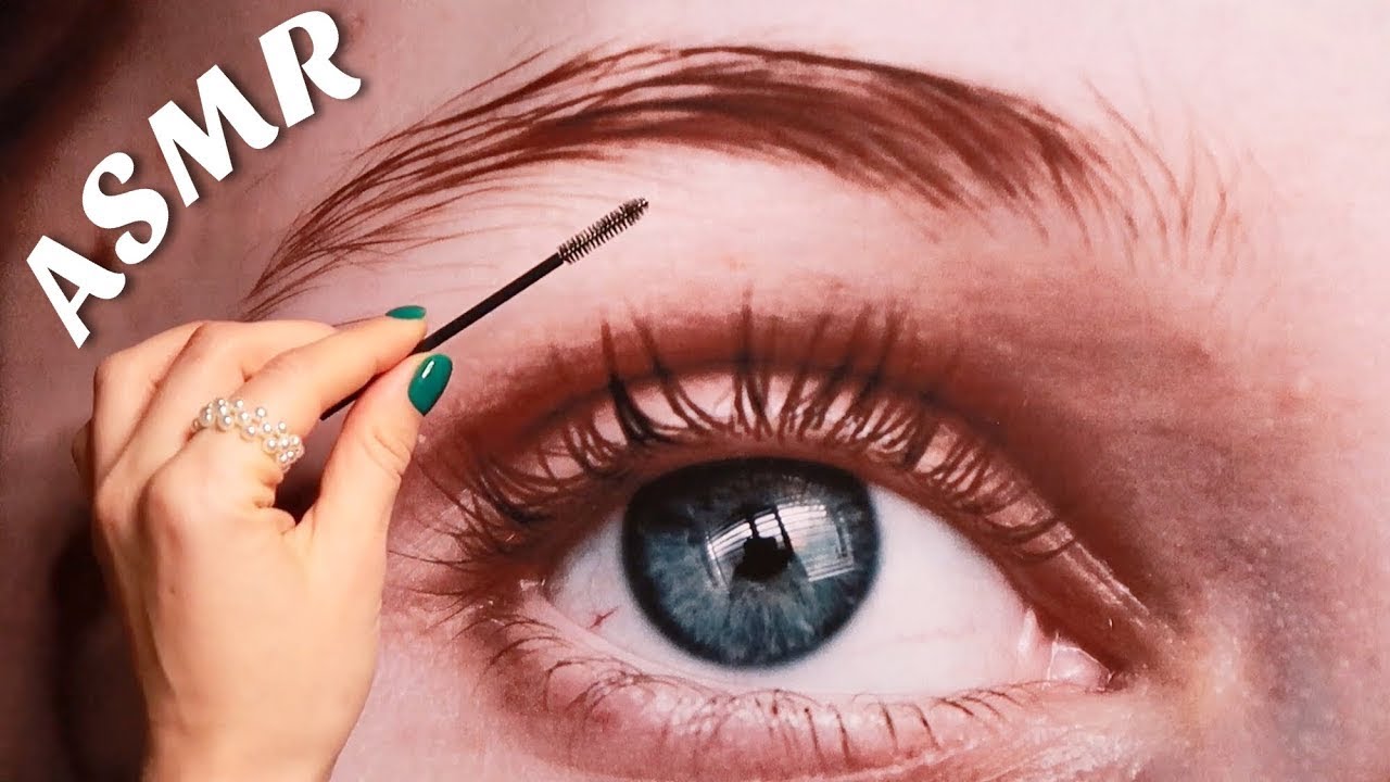 АСМР ОФОРМЛЕНИЕ И КОРРЕКЦИЯ БРОВЕЙ. Близкий липкий шепот для сна. ASMR Eyebrow plucking. Whispering.