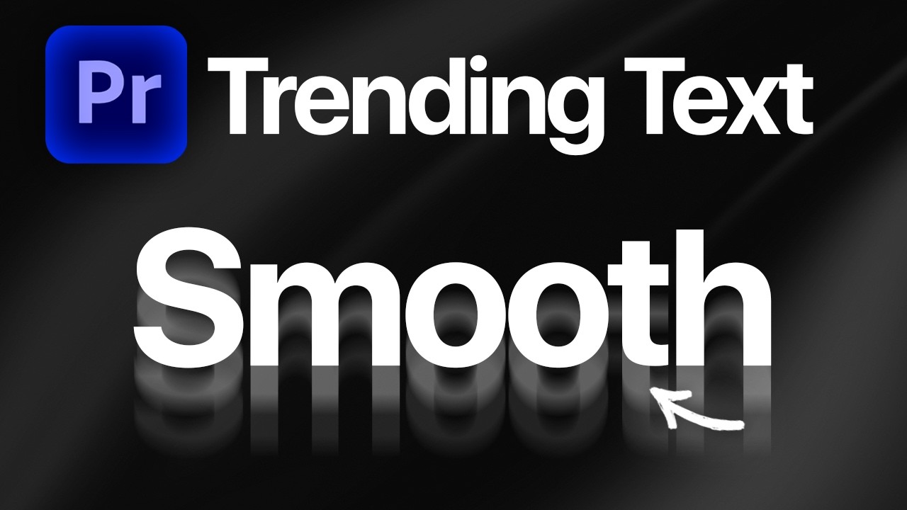 How To Make Smooth Text Captions in Premiere Pro