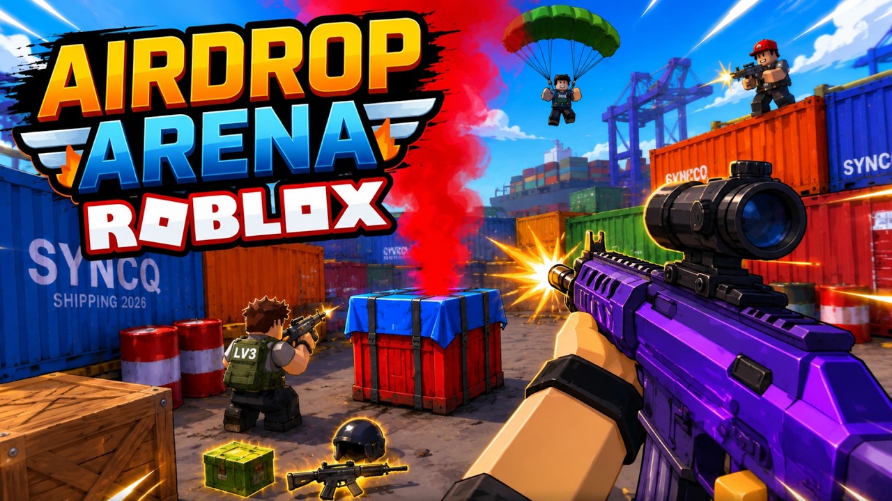 This Roblox FPS Game is ADDICTIVE! | Airdrop Arena Gameplay